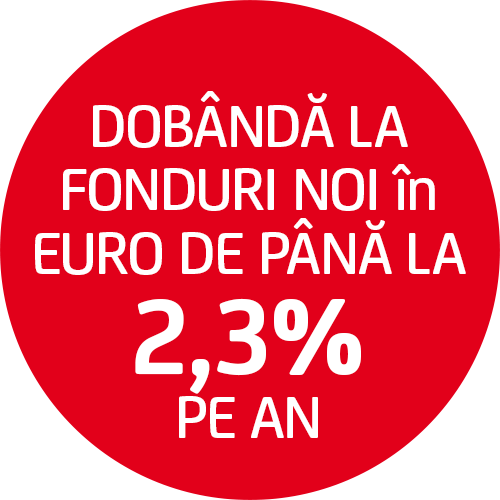 dobanda de pana la 2,30% pe an